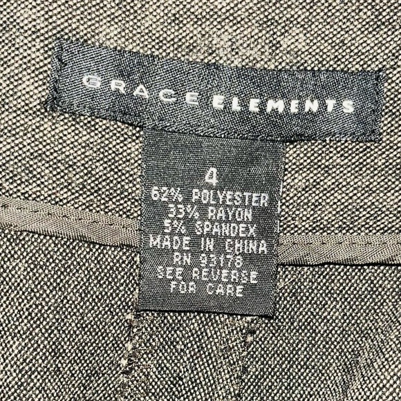 Grace Elements brown/gray dress pants Size 4 - Picture 6 of 11